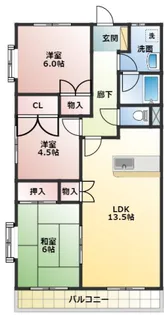 コンフォール6【1階】の間取り