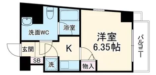 レジェンド横浜【6階】の間取り