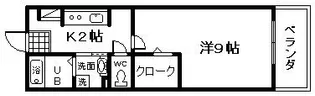 サンプラザ忠岡【2階】の間取り