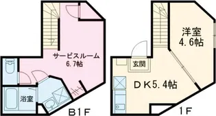 Kai Lani Sakura Shinmachi【1階】の間取り