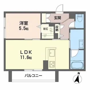 アンファング【2階】の間取り