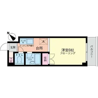 パークハイツ鈴木【4階】の間取り