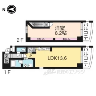 エストレーラ【6階】の間取り