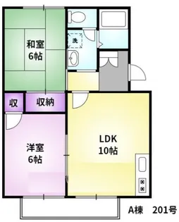 フレグランス和泉【1階】の間取り