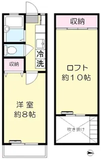 メリッサ宮坂【2階】の間取り