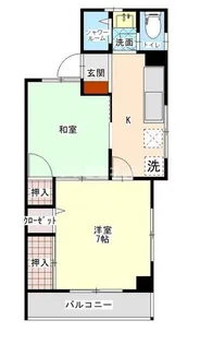 シエル・サンフィールド【4階】の間取り
