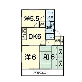パトリアcity【2階】の間取り