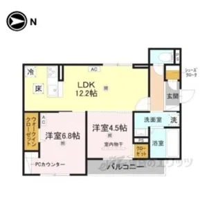 RETOLIA大和小泉【1階】の間取り