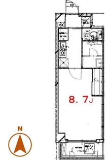 リフィオ西小山【5階】の間取り