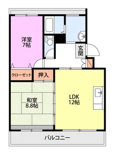 カサグランデ【2階】の間取り