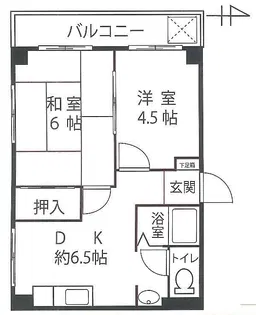 メゾンホワイト【3階】の間取り