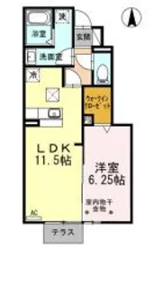 SERENOII【1階】の間取り