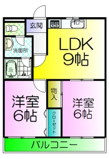 アーベインコート【4階】の間取り