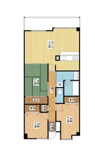 長崎県長崎市川平町【マンション】の間取り