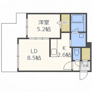 SAM西町【1階】の間取り