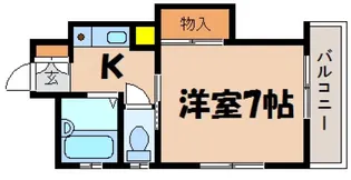 アルカディア・アキ【2階】の間取り