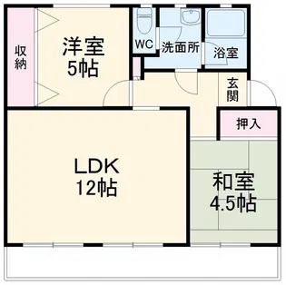 ハビタブル森本【3階】の間取り