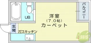 遠藤コーポ【3階】の間取り
