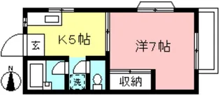 ガーネットハイツ【1階】の間取り