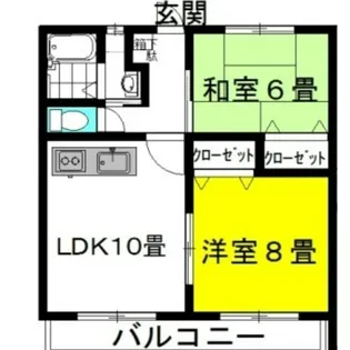 メゾン・ド・KIMI【2階】の間取り