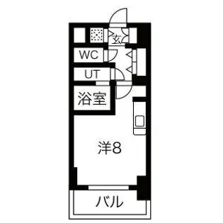 エスライズ難波EAST【3階】の間取り
