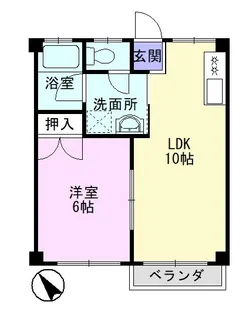 メゾン棚橋【3階】の間取り