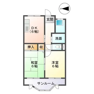 コーポラス丹羽【3階】の間取り