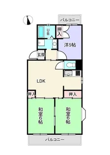 タウンコートオオタ【3階】の間取り