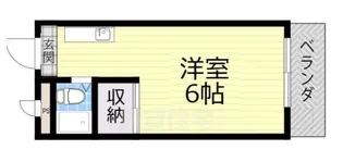 第2三島ハイツ【1階】の間取り