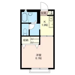 コートアゼリア【1階】の間取り