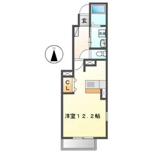 ボンヌ・シャンス【1階】の間取り