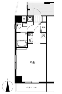 八雲ビル【8階】の間取り