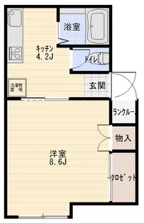 ハイラークK【2階】の間取り
