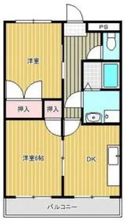 マンション吉野【3階】の間取り