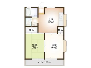 エスポワール【2階】の間取り