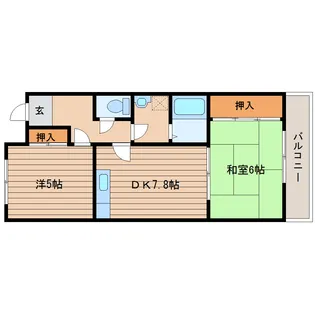 ノースヒルズ参番館【3階】の間取り