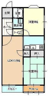 アーバン長坂台【2階】の間取り