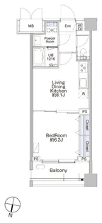 プロシード池上【2階】の間取り