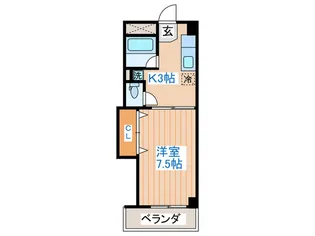 アーバンハイツ福住I【3階】の間取り