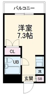 メゾンロートレック【2階】の間取り