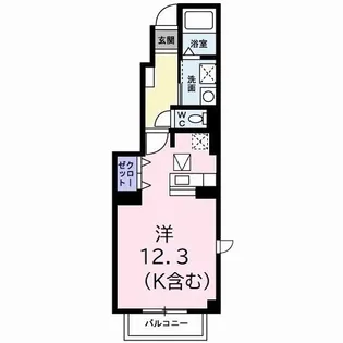 エスペランサ翔【1階】の間取り