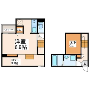 ADC本荘ラニカイ【2階】の間取り