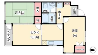 ジョイナス清水【3階】の間取り