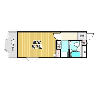 メゾンブランシェ大町【2階】の間取り
