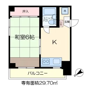 岡田ビル【5階】の間取り