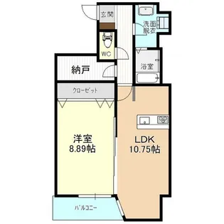 グランパセオ元今泉【5階】の間取り