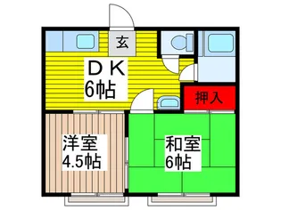 白百合ハウスの間取り