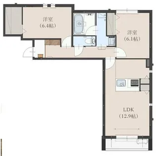 Lacine【2階】の間取り