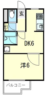 bespoke鶴舞【7階】の間取り