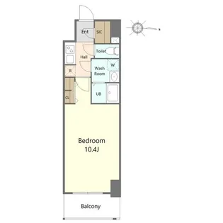 S-RESIDENCE岐阜駅【9階】の間取り